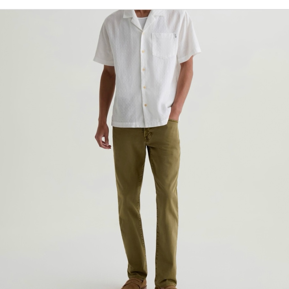 AG Adriano Goldschmied Men's Graduate SUD Straight Jeans in Sulphur